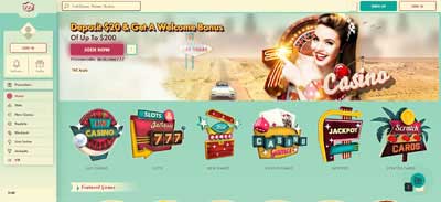 777 Casino Home Page