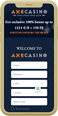 Axe Casino Mobile