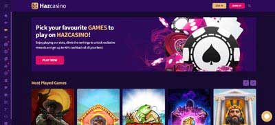 Haz Casino Games Page