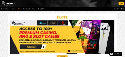 Mountbet Slots Page