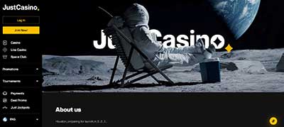 Just Casino About Us Page