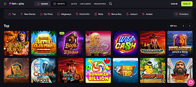 BetandPlay Casino Games Selection