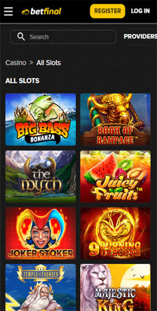 Betfinal Casino Mobile Slots