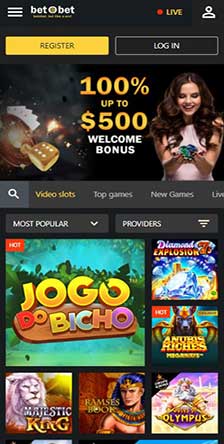 BetOBet Casino Mobile