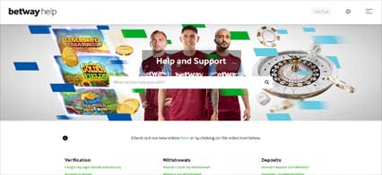 Betway Casino Customer Support