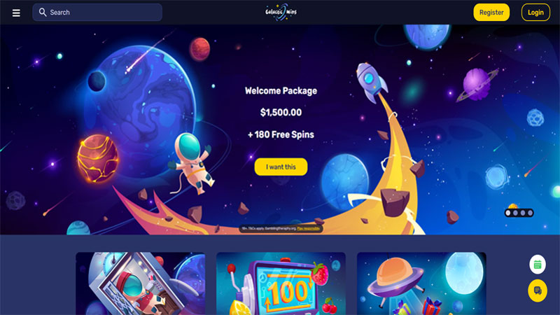 Galacticwins Casino Desktop Version