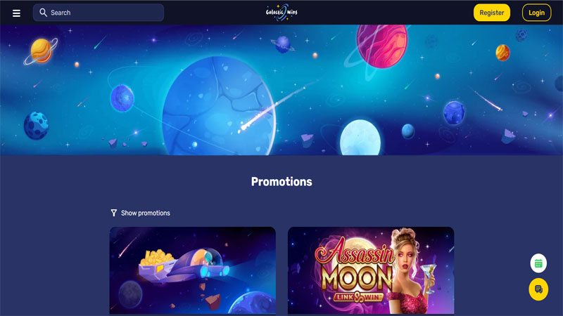 Galacticwins Casino Promotions