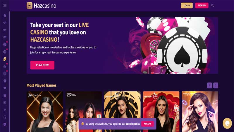 Haz Casino Live Games