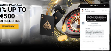 Olympusbet casino chat support