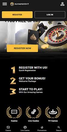 OlympusBet Casino Mobile